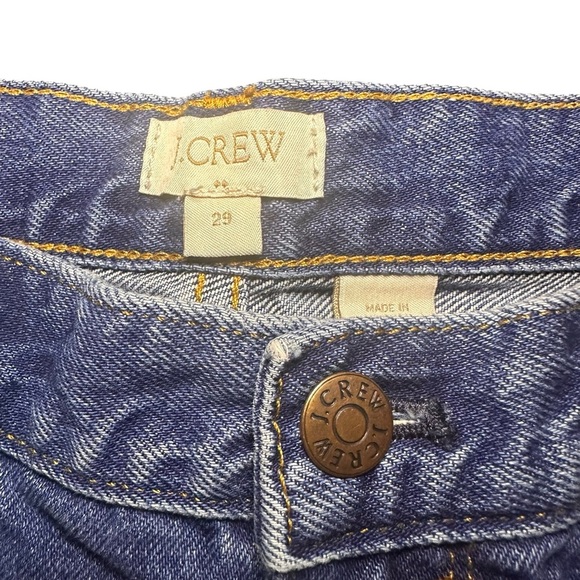 J. Crew Factory Blue Jean Rolled Shorts Women’s - Picture 3 of 9